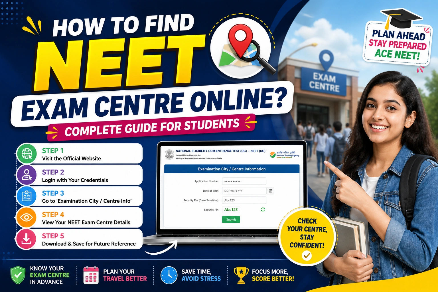 How to Find NEET Examination Centre Online? Complete Guide for Students